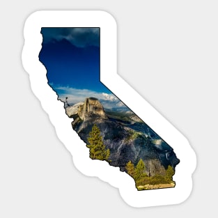 California (Yosemite National Park Half Dome) Sticker